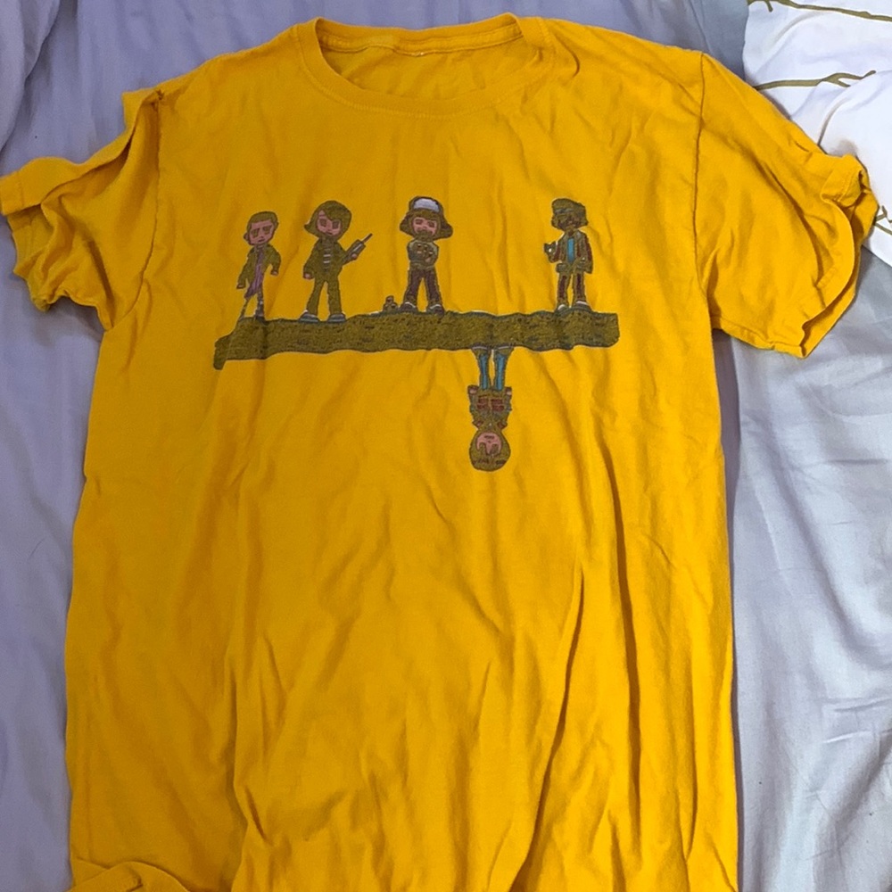Yellow Stranger Things Tee